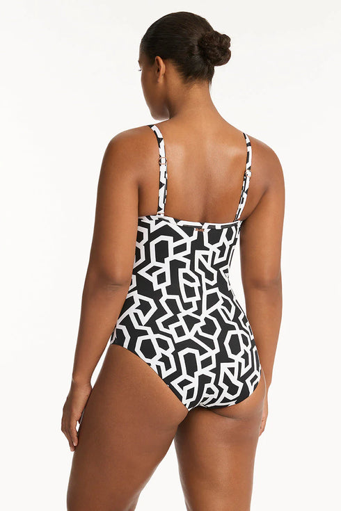 Sea Level Deco DD/E Bralette One Piece